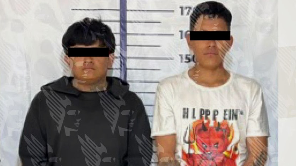 La Fiscalía de Puebla logró aprehender a los dos sujetos luego de rastrearlos vía GPS en la colonia Ignacio Zaragoza / Cortesía FGE