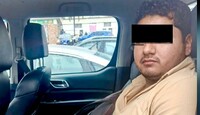 El hombre fue detenido en el cruce de Eloy Cavazos y Cerro del Peñón.