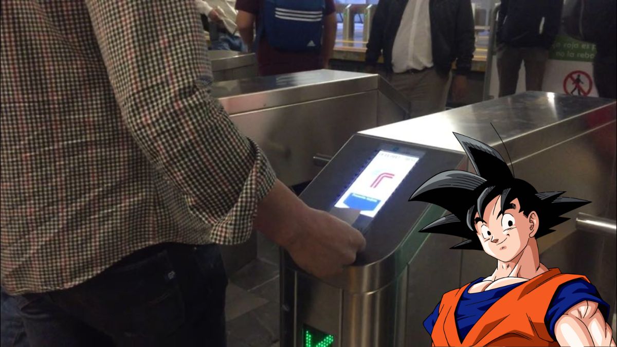 ¡La voz de Goku llegó al Tren Ligero!