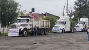Los transportistas de Michoacán fueron convocados en punto de las 8:00 horas para manifestarse en distintos tramos carreteros