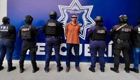 Fue asegurada por las autoridades en el cruce de las calles Adolfo Pino Suárez y Vicente Guerrero.