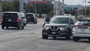 Aspecto de la avenida Gómez Morín al sur de Torreón, lugar donde ocurrieron los hechos alrededor de las 14:30 horas de este martes.