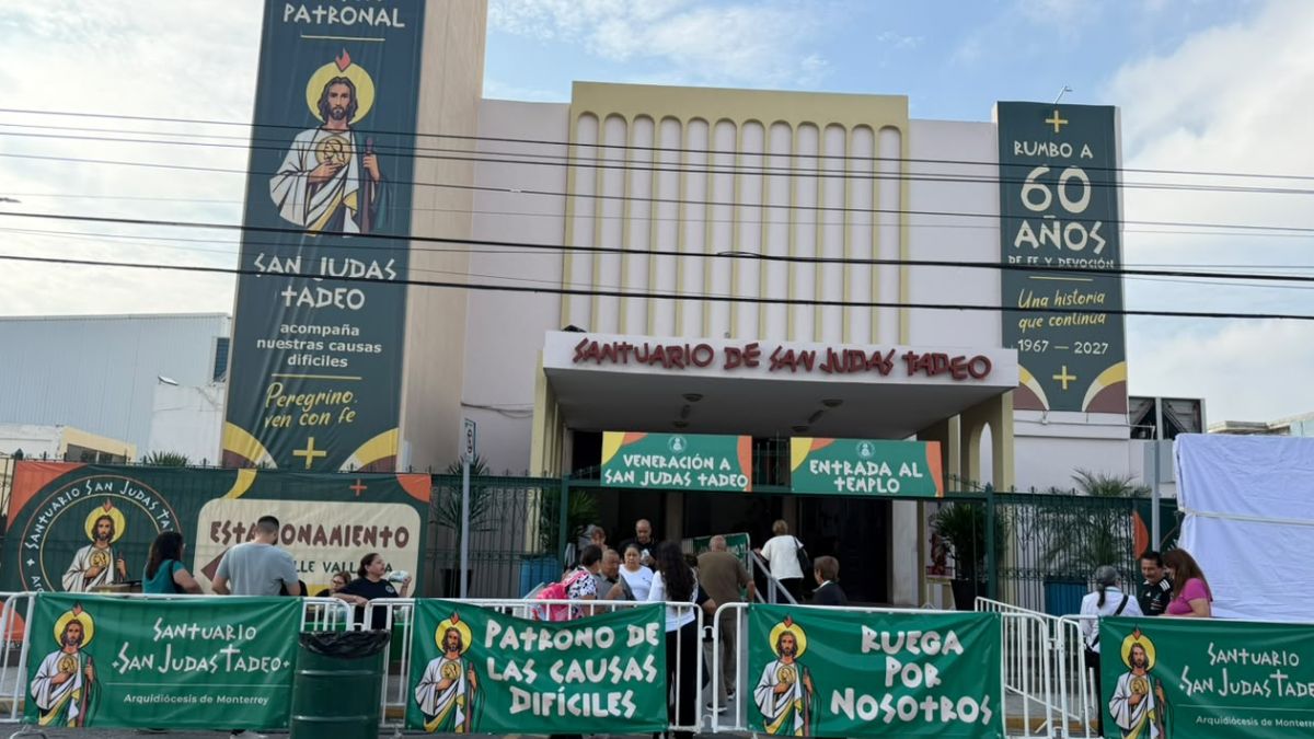 A un día de la celebración de San Judas Tadeo, se espera la llegada de cientos de fieles al centro de Monterrey.