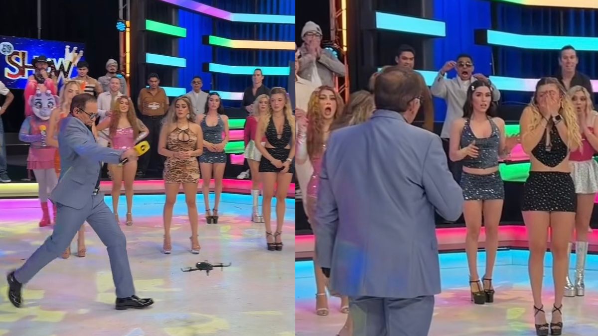 El momento quedó registrado durante el programa y generó preocupación.