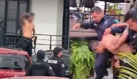 El sujeto fue sometido después de una fuerte movilización en Guadalajara.