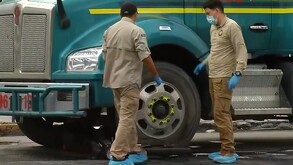 Elementos de tránsito cerraron uno de los carriles que se dirige a López Mateos.