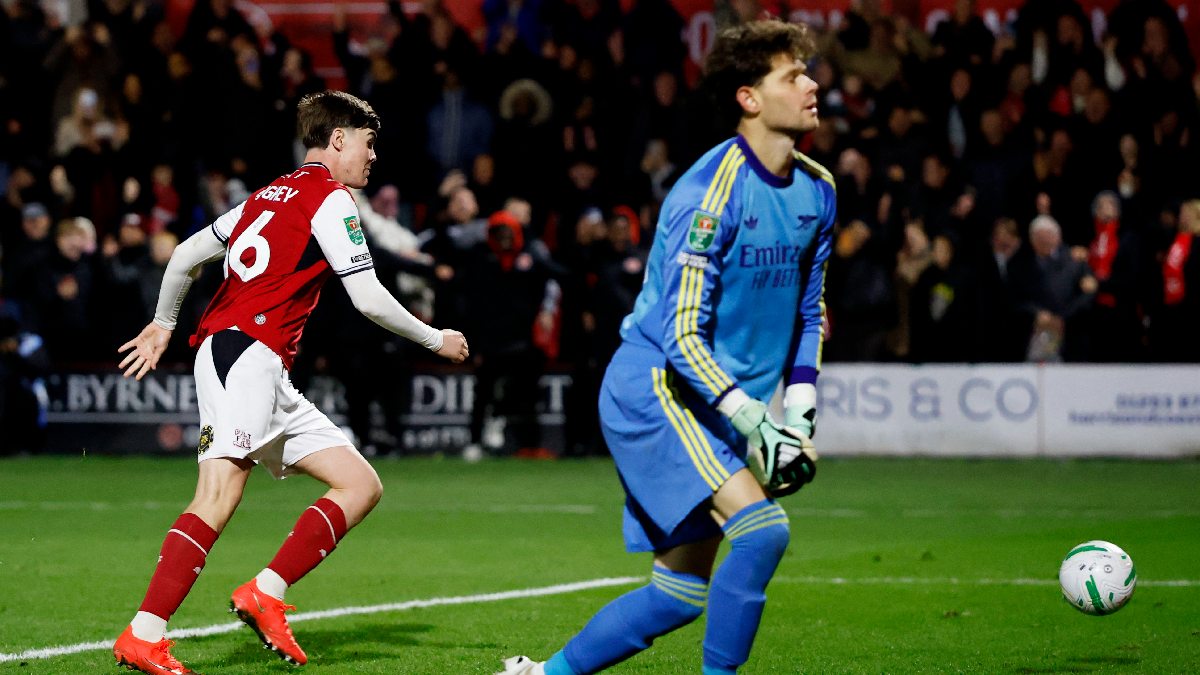 Fleetwood Town avanzó a 4tos de Final de la Carabao Cup tras eliminar a Arsenal / Reuters