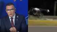 Llamó a la reflexión sobre el peligro inminente al que se exponen estos conductores al realizar estos actos en la vía pública.