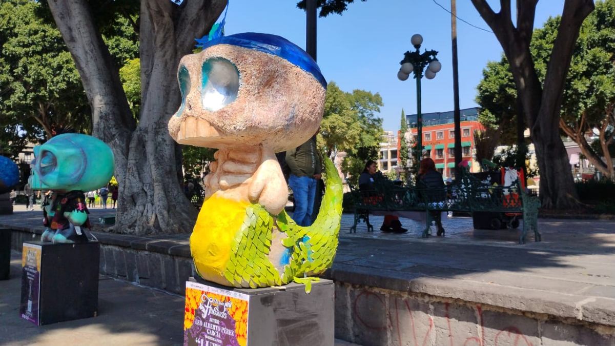 “Luwa”, es la obra del artista plástico poblano Leo Alberto, cuyo nombre proviene del totonaco y significa serpiente |