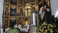 Miles de fieles llegan a la iglesia de San Hipólito para llevar acabo las celebraciones de San Judas Tadeo. | Andrea Murcia