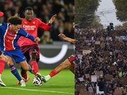 Miles de manifestantes han salido a las calles francesas para protestar por el alto costo de la vida y las condiciones escolares.