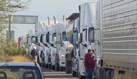 Transportistas en Aguascalientes se suman a las protestas en carreteras. | Redes Sociales
