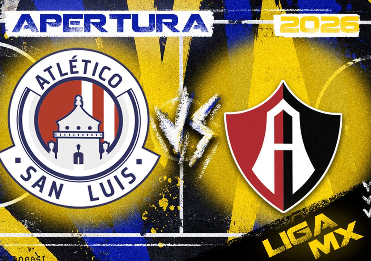 Atlético San Luis vs Atlas Jornada 15 del Apertura 2026 de la Liga MX.