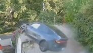 Cámaras de seguridad captan brutal accidente de Tesla a exceso de velocidad en Huixquilucan. TD Nocturno CdMx, 28 de octubre 2026