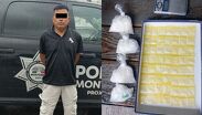 Al detenido le aseguraron 60 dosis de presunto cristal y una báscula gramera dentro del domicilio.