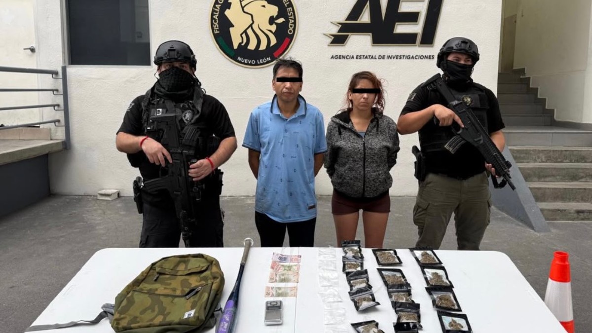 Los detenidos fueron identificados como David "N" y María "N"