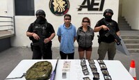 Los detenidos fueron identificados como David "N" y María "N"