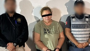 La mujer detenida fue identificada como Juana Melina 'N' de 51 años de edad.