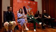 Olga Peretyatko, Grigory Shkarupa y el director Guillermo Villarreal invitan al público a disfrutar una experiencia musical.