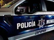 Policías de Zapopan acudieron para resguardar el sitio donde falleció la menor.