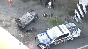 Responsable del choque múltiple en la Texcoco-Lechería huyó de la zona.