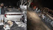 Buscan familiares en Nuevo León tras choque en carretera Matamoros-Reynosa