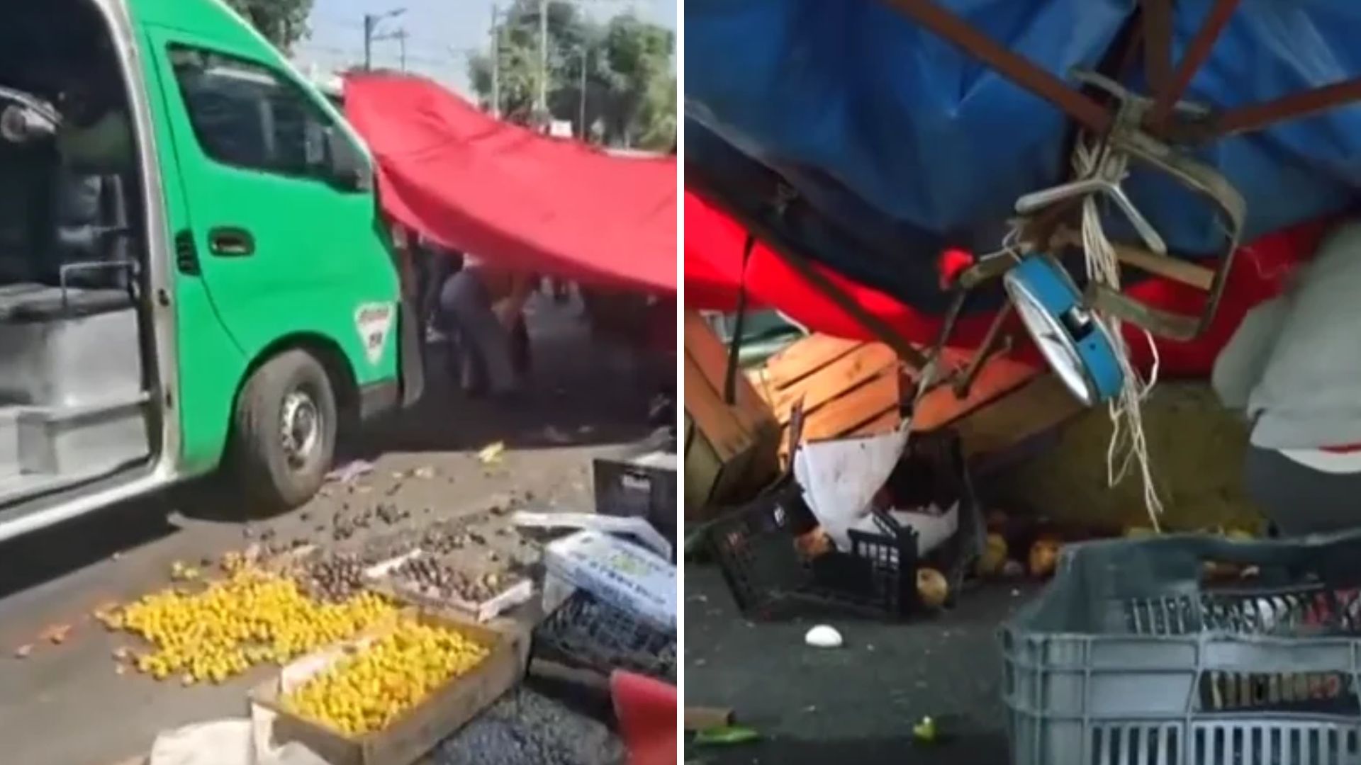 Conductor corre detrás de combi sin frenos para evitar accidente en Coyoacán