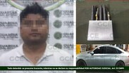 Elementos de la División Caminos de la Guardia Civil Estatal detuvieron a un hombre que portaba un inhibidor de señal.