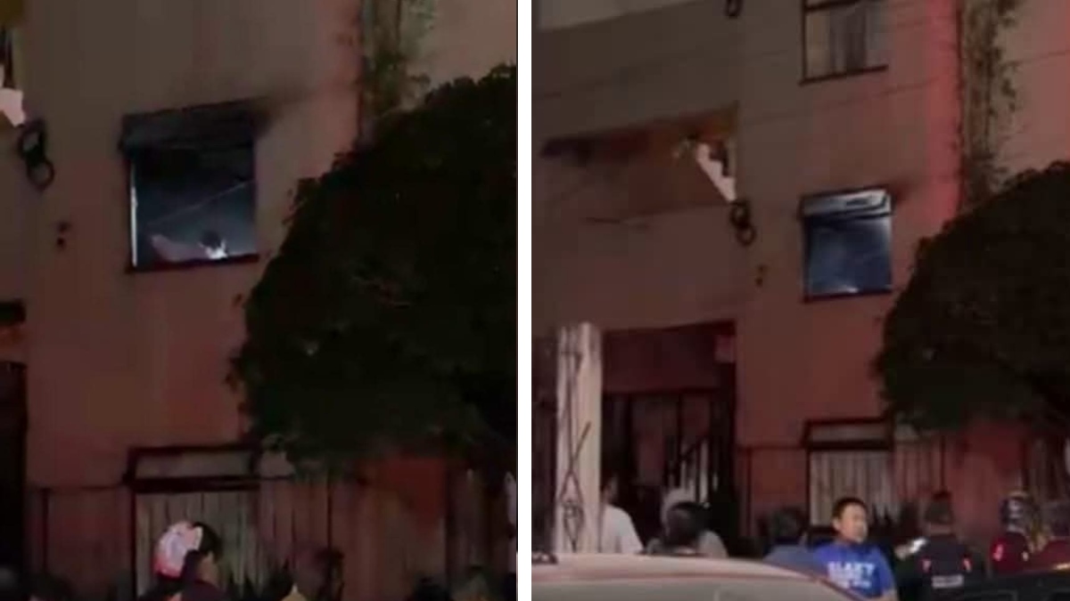 El fuego habría comenzado a causa de una veladora encendida en una ofrenda instalada