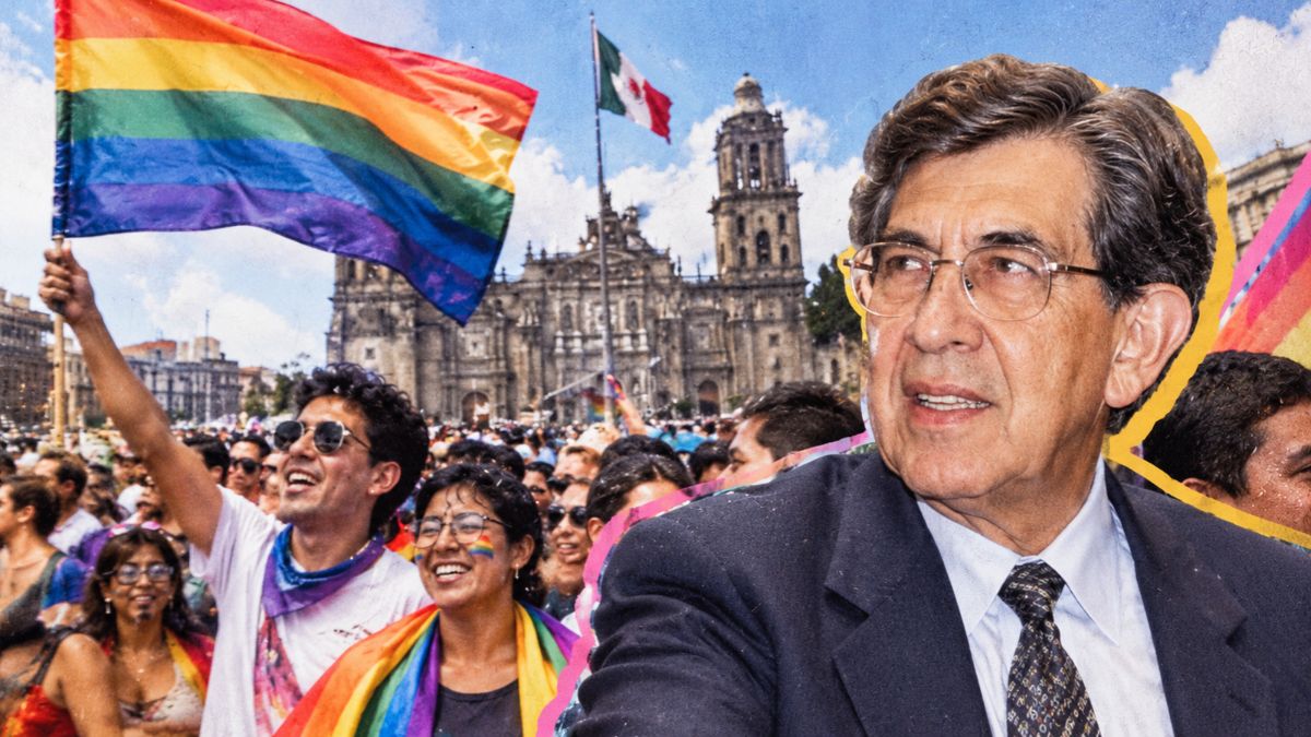 La Marcha del Orgullo llegó al Zócalo capitalino en 1999.| Especial