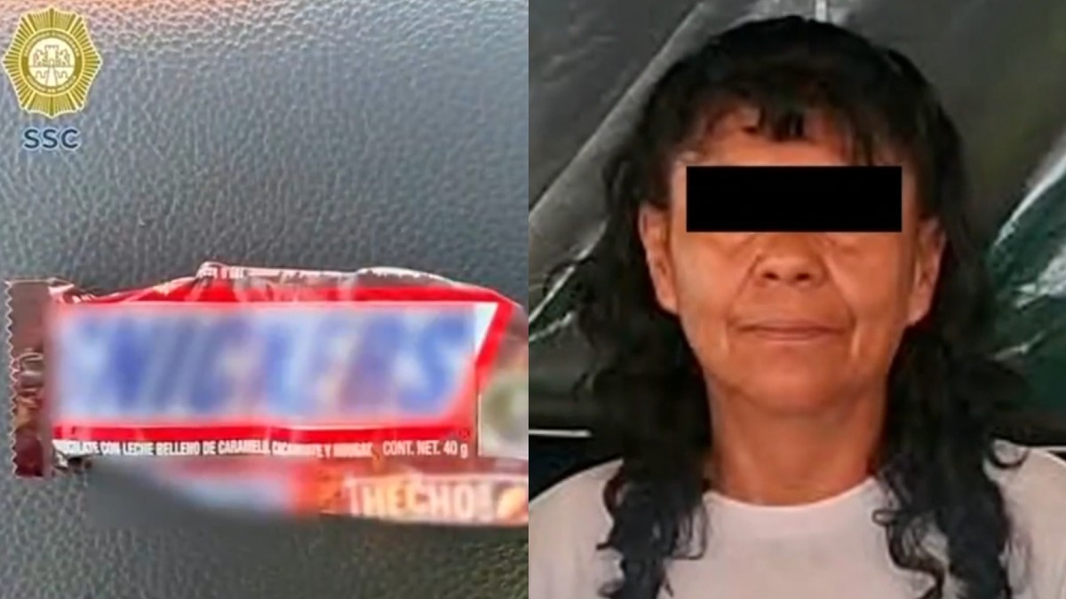 Mujer es detenida por drogar a un adulto mayor con chocolate.
