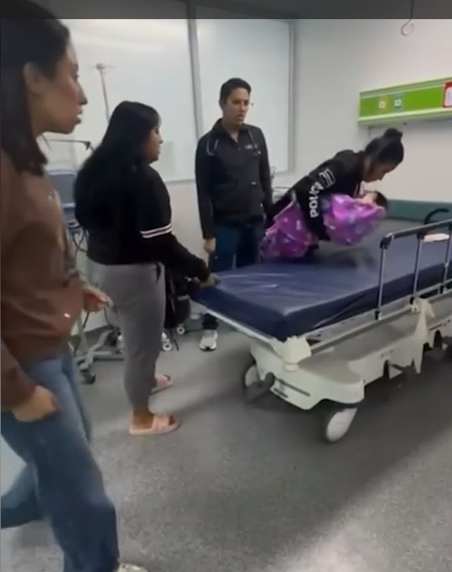 La oficial Beatriz relató que fueron momentos de tensión, especialmente porque se encuentra embarazada y la bebé no respondía.