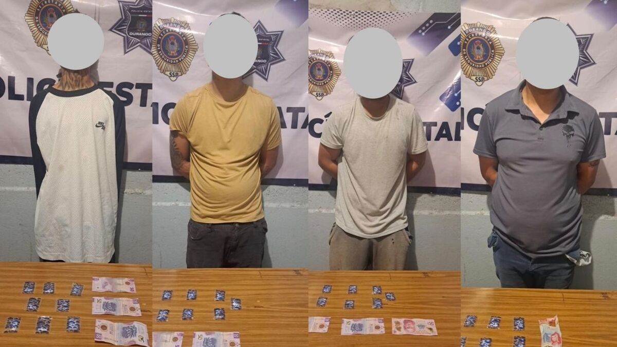 Los cuatro sospechosos, de entre 19 y 38 años, fueron puestos a disposición de la Vicefiscalía de la Región Laguna para determinar su situación jurídi