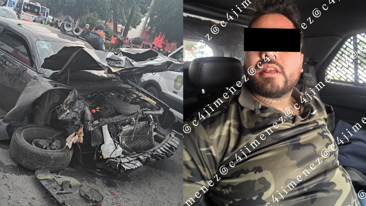 Captan en video el impacto contra un puesto de comida en Coyoacán.