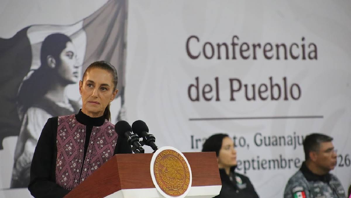 Claudia Sheinbaum, en su pasada visita al estado de Guanajuato
