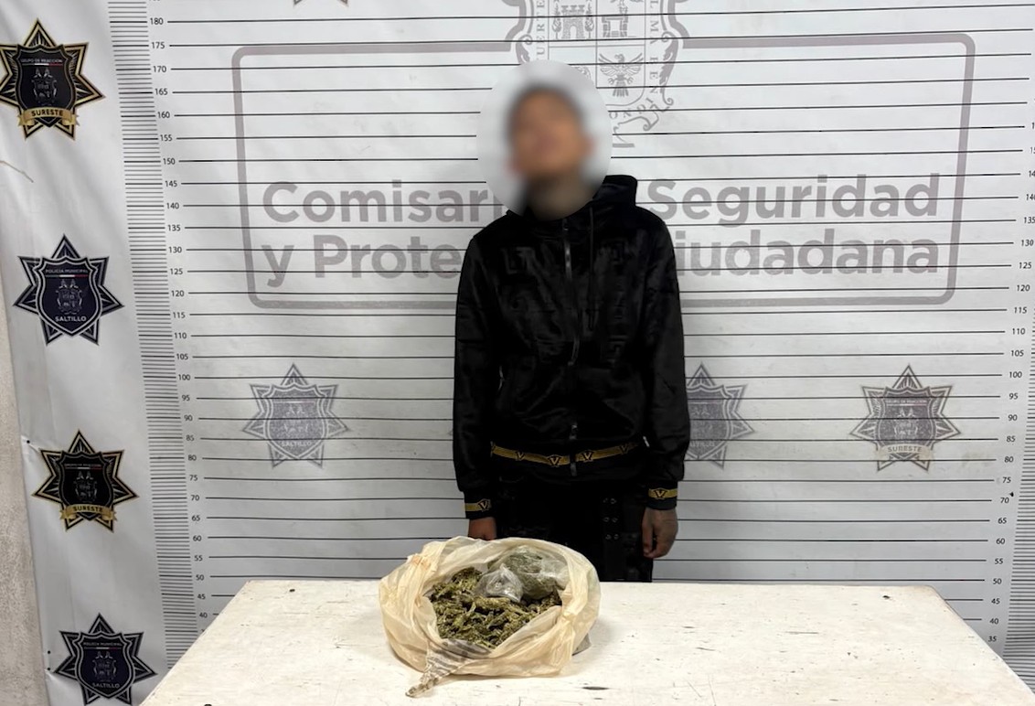 El detenido fue dentificado como Jesús Alejandro "N", de 18 años, con domicilio en la colonia Villa Universidad.