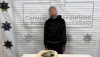 El detenido fue dentificado como Jesús Alejandro "N", de 18 años, con domicilio en la colonia Villa Universidad.
