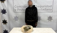 El detenido fue dentificado como Jesús Alejandro "N", de 18 años, con domicilio en la colonia Villa Universidad.
