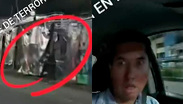 Lanzan piedras y una botella contra conductor de aplicación frente al Mercado de Sonora