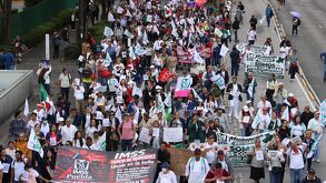 Marcha IMSS en CdMx HOY 30 de octubre.