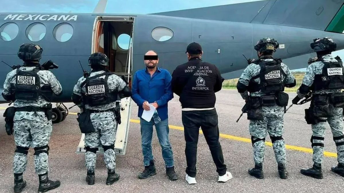Sergio 'N' fue trasladado a la Ciudad de México para iniciar su procedimiento de extradición.