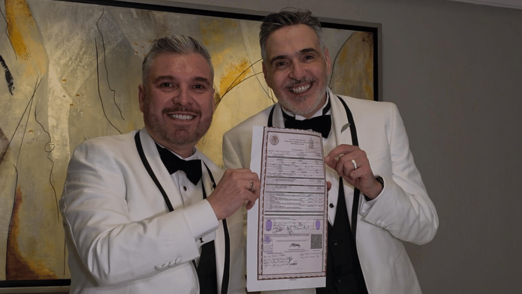 Renan Moreno e Israel Treviño se casaron tras 5 años de relación